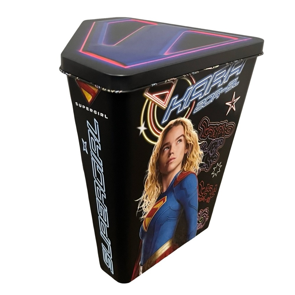 DC Studios Supergirl Movie 2026 S-Shield Hexagon Popcorn Tin Collectible NEW